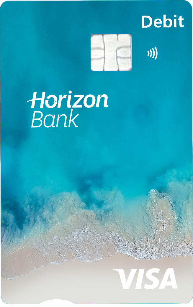 Horizon Visa Debit Card portrait design